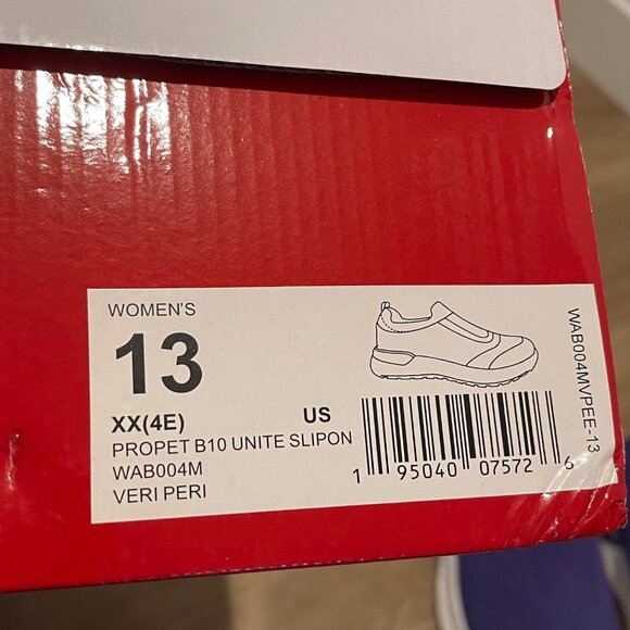 NWT Propet Womens B10 Unite Slip-On Shoes Size 13 Veri Peri NEW - Picture 4 of 9